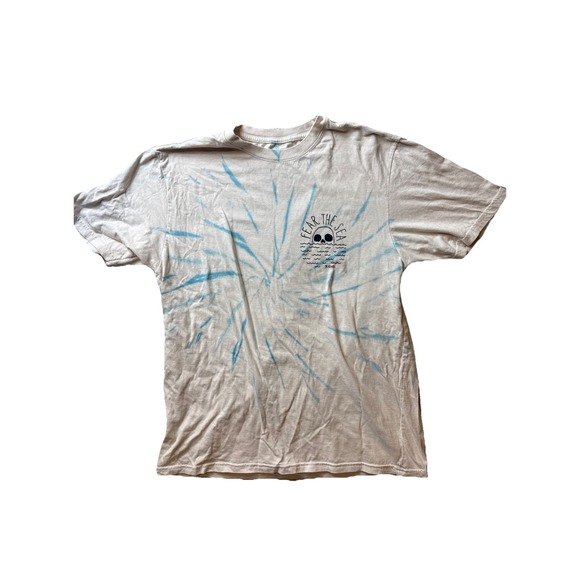 Roark Fear The Sea Graphic Tee Shirt Men's Medium Tie Dye Short Sleeve - Picture 1 of 7